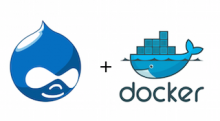 Drupal and Docker logos